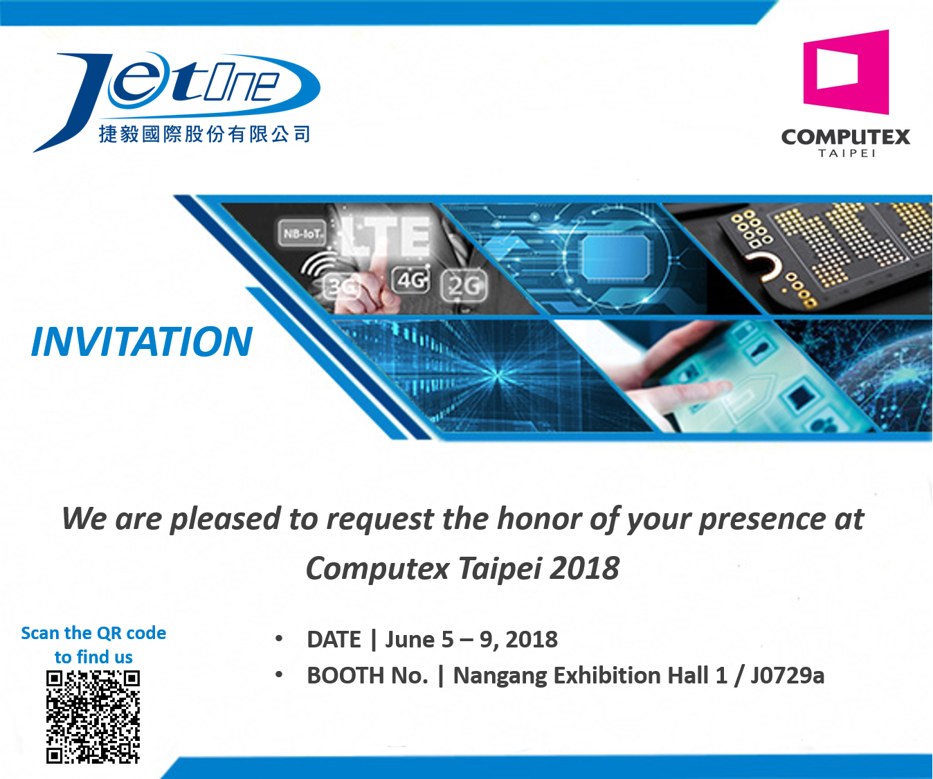 Jet One 2018 Computex INVITATION